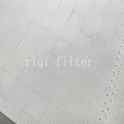 अच्छी कीमत 5 माइक्रोन एंटी-स्टैटिक फिल्टर कपड़े स्टेनलेस स्टील 1.5M चौड़ाई 0.55mm मोटाई 65L/M2/S FBD के लिए ऑनलाइन